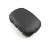 Car Decoration Black With White Line Console Armrest Cover For Golf 8 MK8 2020 2021 Center Control Armrest Box Skin Leather Cover Trim