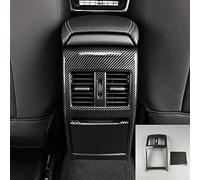 Car decoration Carbon Fiber Color Center Console Water Cup Frame Decoration Trim Compatible with Mercedes Benz GLA X156 CLA C117 A Class W176 RHD LHD(Rear Air Frame)