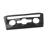 Car decoration Central Control Air Conditioning Knob Panel Decoration Carbon Fiber Patch Accessories Compatible with VW Tiguan Mk2 2018 2019 2020