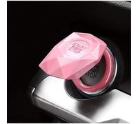 Car Decoration Compatible with A4 B8 B9 A3 8V A6 Q5 Q3 for TT Car for Click Engine Start Stop Button Ring Sticker Cover Interior Decor Tuning Accessories(Pink)