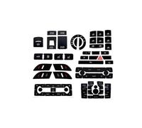 Car Decoration Compatible with A8 D3 4E S8 D3 2004 2005 2006 2007 2008 2009 CAR MMI Panel Central Door Lock Interior Button Decals(Whole Set A)