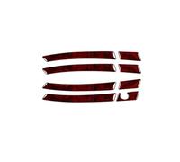 Car Decoration Compatible with Benz C E W212 2010 2011 2012 Red Stickers Car Interior Decorative(Outside Handle)