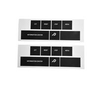 Car Decoration Compatible with Jeep for Cherokee 2005 2006 2007 2008 2009 Stickers Interior Replacement Parts Button Repair Decals Control Panel