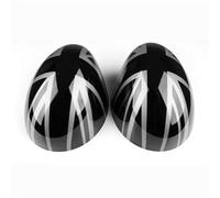 Car Decoration Compatible With Mini For Cooper R50 R52 R53 2pcs Car Rearview Side Wing Mirror Sticker Cover Caps Accessories(Color 2,RHD)