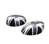 Car Decoration Compatible With Mini For Cooper R50 R52 R53 Car Rearview Side Wing Mirror Sticker Cover Caps Accessories(Color 2,LHD)