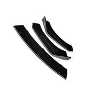 Car Decoration Front Bumper Splitters Lip Body Kit For TT TTS TTRS 2004-2019 Spoiler Side Skirts Extensions Accessories(Gloss Black 2)