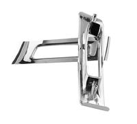 Car Decoration Interior 2pcs Inner Steering Wheel Cover Trim Frame For Citroen For C-Quatre 2012 Plating ABS Chrome Decorative Stickers