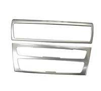 Car Decoration Interior Accessories Console CD Panel Frame AC Air Vents Decal for 1 2 Series F20 F21 F22 F23 12-18(B Black)