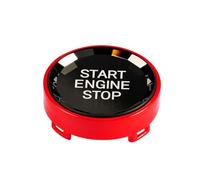 Car Decoration Interior Car Engine Start Stop Switch Button Sticker Interior Trim for BMW X1 E84 E81 E87 X5 E70 X6 E71 E90 E60 E91 E92 E93 Z4 E89 E Interior Styling(Red)