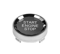 Car Decoration Interior Car Engine Start Stop Switch Button Sticker Interior Trim for BMW X1 E84 E81 E87 X5 E70 X6 E71 E90 E60 E91 E92 E93 Z4 E89 E Interior Styling(Silver)