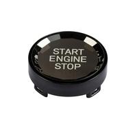 Car Decoration Interior Car Engine Start Stop Switch Button Sticker Interior Trim for BMW X1 E84 E81 E87 X5 E70 X6 E71 E90 E60 E91 E92 E93 Z4 E89 E Interior Styling(Black)