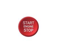 Car Decoration Interior Car Ignition Key Ring Cover For A4 A6 A3 A5 Q3 Q5 Q7 Engine Start Stop Sticker Decorative Switch Button Trim Decoration Interior Trim(Red)