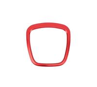 Car Decoration Interior Car Interior Steering Wheel Center Covers Stickers Trim For A1 A3 A4L A6L Q3 Q5 8P S3 A4 B6 B7 A5 A6 Q5 Q7 Accessories Interior Decorations(Rectangle Red)