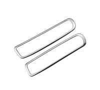 Car Decoration Interior Car Pillar Front Air Outlet Vent Cover Trim Lid For Focus For Mk4 2019-2023 ST Line Stainless Interior Decoration(Sliver)