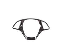 Car Decoration Interior for Chevrolet for Corvette C7 2014-2019 ABS Car Steering Wheel Decorative Frame Sticker Interior(Carbon Fiber)