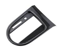 Car Decoration Interior for Mustang 2016-2022 LHD Gear Shift Knob Panel Cover Trim Carbon Fiber Sticker Car Interior