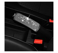 Car Decoration Interior Rhinestone Car Handbrake Cover Leather Auto Anti-slip Protector Decoration Universal Diamond Interior Interior Styling(WHITE)