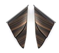 Car Decoration Interior Steering Wheel Button Frame Gear Head Knob Cover Central Strip Interior Stickers ABS Golden Wood For Toyota For Camry 2018-2020 Interior Decorations(Style 17)