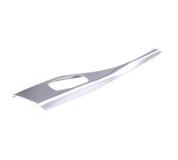 Car Decoration Interior Styling ABS Carbon Fiber Multimedia Button Panel Cover Sticker For BMW 1 2 Series F20 F21 F22 F23 116I 118I 2012-18 Accessories(Silver)