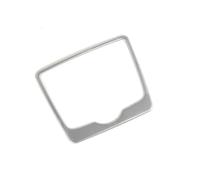 Car Decoration Interior Styling For A4 B9 2017-2019 Stainless Steel Console Multimedia Control Panel Decoration Frame Cover Trim Car Interior Accessories(Silver)