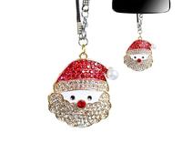 Car Decoration Pendant For The Rearview Mirror - Festive Alloy 2D - Christmas Pendant Decoration With Signs - For Home and Hallway and Festival and Car and Party and Holiday and Bedroom and Foe