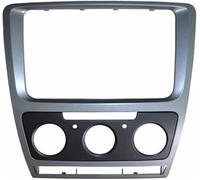 Car Decoration Strip 2DIN DVD Frame Panel for dash Kit for skoda for octavia 2013