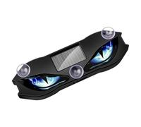 Car Decoration with Solar Eyes Dynamic Warning Waterproof Light | High-Intensity Double Warning Light: Built with multiple high-intensity LED beads and added reflective tape, the solar eye