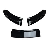 Car Decorative Fit For BMW X5 F15 M Sport MP 2014-2018 Front Bumper Lip Spoiler Splitter By Glossy Black Canards Diffuser Body Kit Front Spoiler(Glossy Black)