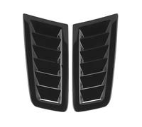 Car Decorative Intake Scoop Bonnet Air Vents Engine Hood Exterior Parts Fit For Focus RS MK2 Style Front Vent Car Air Intake(Gloss black)