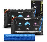 Car Dehumidifier, 2 x 400g Reusable Car Dehumidifier Bag Condensation Absorbers, Rechargeable Silica Gel Desiccant Moisture Absorber Bags, Prevent Damp & Condensation in Cars, Van, Home & Caravan