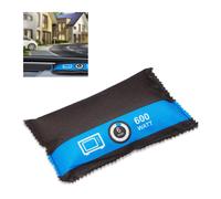 Relaxdays Car Dehumidifier, Reusable, Effective against Misted Windshields, Mould and Mildew, Rechargeable Bag, Black