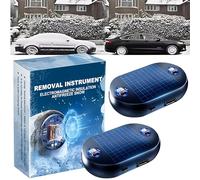 Car Deicer, Electromagnetic Snow Removal, Winter Car Kit Kinetic Molecular Heater, Solar Drive Fast and Efficient Kinetic Defroster Demister for Cars, SUV (2 PCS)