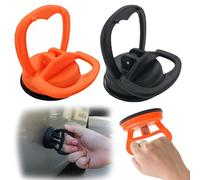 Car Dent Puller, 2 Pack 6cm Suction Cups,Powerful Dent Removal Kit,Dent Puller Handle Lifter,Car Repair Kit for Vehicle Surface Cars Body Repair, Screen,Glass,Heavy Objects Moving,Orange and Black