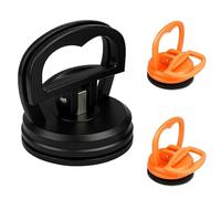 Car Dent Puller, 3-Piece Suction Cups Car Dent Suction Puller with 1x Large & 2x Small Cups, 25kg Heavy Duty Pulling Force for Paintless Glass Suction Cups on Body/Glass, ABS+PC, Portable