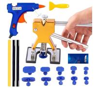 Car Dent Puller, Dent Removal Kit Professional Car Dent Puller Dent Remover Auto Body Suction Cup Paintless Repair Kit Auto Dent Removal Tool Kits Car Workshops(Glue Kit (1 Plug))