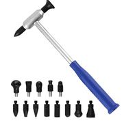 Car Dent Repair Kit, Body Hammer for Car Dents - Multifunctional Car Repair Kit with 15 Interchangeable Heads for Paint-Saving Restoration