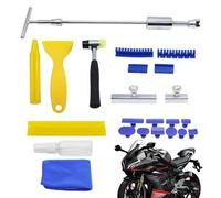 Car Dent Repair Kit | Multifunction Tool for Dent Removal, Dent Puller Hammer on Paint - For Motorcycle Metal Washing Machine Professional Beginners from D