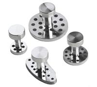 Car Dent Repair Tabs 4pcs for SUV Truck DIY | Fits dents, deep dings, for hail damage, door panels, smooth metal surfaces, easy glue application