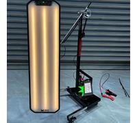 Car Dent Repair Tools with LED Stripe Line Board for Automobiles Body Dent Removal, Adjustable Stand and Wheels
