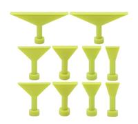 Car Dent Slider Sheet Set | 10 Pieces, Nylon, 40G, Dent Removal Tool | Car Body Reshaping, Panel Repair | DIY Thimble Kit