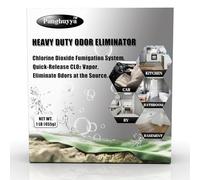 Car Deodorizer Odor Eliminator, Chlorine Dioxide Odor Removal, Fast-Release Clo2 Vapor Eliminate Odor for Car and Home, 100% Without Fragrance or Residue.