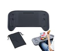 Car Desk, Foldable Table for the Interior of the Car, Holder for Food and Drinks in the Car, for Travel, Road Trip, Truck, Transporter, Work, Camping, Lunch, Food, Snack
