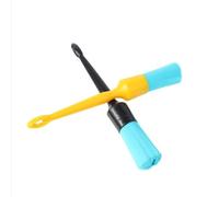 Car Detailing Brush with PP and Acid-Alkali Resistant Bristles, Versatile Vehicle Cleaning Tool for Wheels, Badges, Dashboards, Air Ve(B)