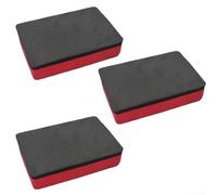 Car Detailing Clay Sponge Block Red 3pcs Set