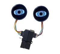 Car Devil Eye Demon Evil Eyes Headlight,LED Devil Eyes Light for Cars,12V Devil Eyes Car Light WiFi Control Headlight, Blue and Red Adjust Devil Eye Auto Car Motorcycle Mini Projector Lens Lamp