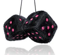 Car Dice - Black and Pink