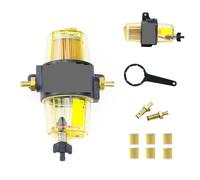 Car Diesel Filter UF10K With 2/4/6PCS Element Outboard Motor Boat Engine Fit For Mercury Car Fuel Filters(TYPE 3)