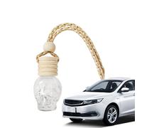 Car Diffuser Bottle - Car Air Freshener Diffuser Bottles, Car Aromatherapy Bottle | Fragrance Aromatherapy Ornament,Refillable Perfume Pendant Bottle, Skull Shape Car Ornament For Living Room And Car