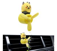 Car Diffuser Clip - 2.5 Inch Long-Lasting Cartoon Air Freshener for Vehicle Interior, Mood Boosting with Slow-Release, Scent Decoration for Women, Girls, Families, Friends, Colleagues