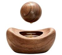 Car Diffuser, Flameless Odour and Odour Eliminator, Wooden Car Diffuser in Antique Chinese Coin Design, Release the Fragrance Function and Create a Gentle Atmosphere